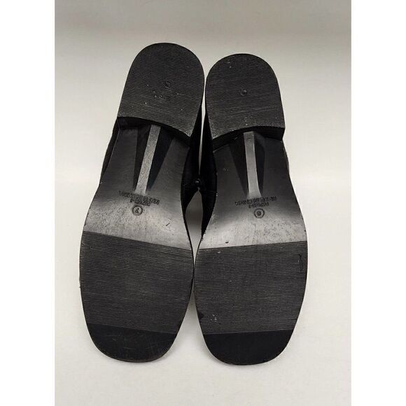 𝅺WOMEN'S Ankle Block Heel Booties Size US 7 Color Black - Picture 6 of 6